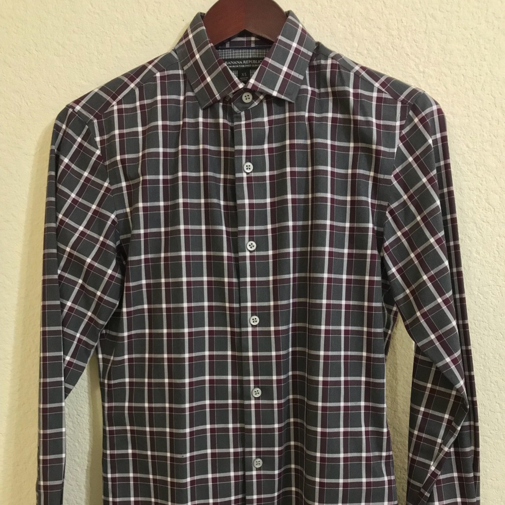 Banana Republic Men’s Slim Fit Dress Shirt XS